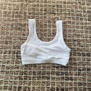 ALO Yoga White Sports Bra Intimates & Sleepwear